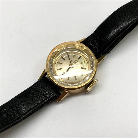 omega ladies watch vintage gold|vintage 14k gold omega watches.